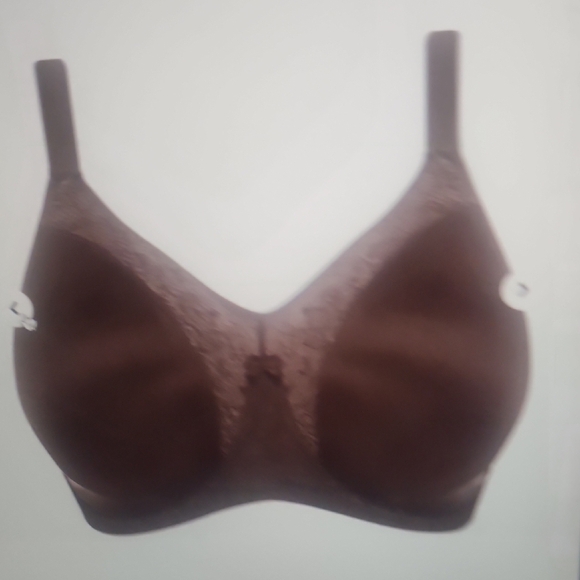 Goddess Dark Brown Yvette Full-Coverage Wired Bra Chocolate Size 42D - Picture 4 of 6